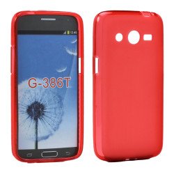Samsung Galaxy Avant G386 TPU Gel Soft Case (Red)